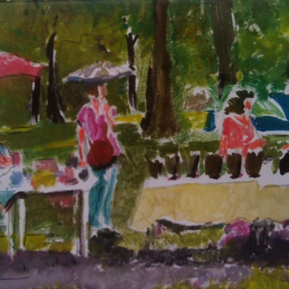 “Open Air Market”
2015
8” x 10”
Private collection.